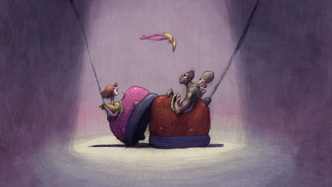 Bill-Plympton Les-Amants-electriques auto-tamponneuse
